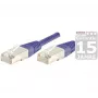 EXERTIS CONNECT Cat.6 S/FTP PiMF patch kábel, fialová, 3,0 m, Slim Snagless Boot 854457