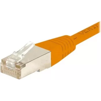 EXERTIS CONNECT Cat.6 S/FTP patch kábel, PiMF, oranžový, 0,3 m 854464