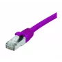 EXERTIS CONNECT Cat 6 F/UTP patch kábel, PoE, bezhalogénový, fialová, 20 m 854417