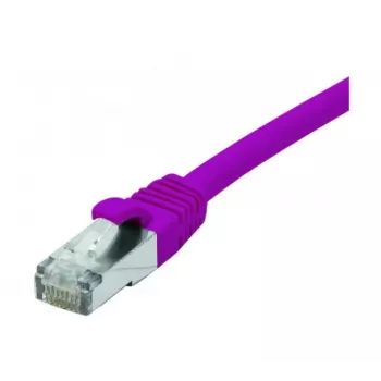 EXERTIS CONNECT Cat 6 F/UTP patch kábel, PoE, bezhalogénový, fialová, 25 m 854418