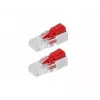 EXERTIS CONNECT RJ45 Port Lock (balenie 10 ks, modrá) s kľúčom – blokuje neoprávnený prístup k sieti 848943