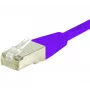 EXERTIS CONNECT CAT.6 S/FTP PiMF patch kábel, fialová, 1,0 m 854454