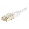 EXERTIS CONNECT Cat6 S/FTP patch kábel, PiMF, biely, 5,0 m, Slim Snagless Boot 856887