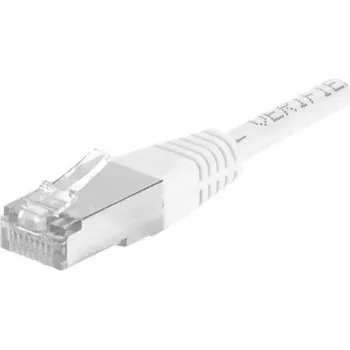 EXERTIS CONNECT Cat.6a F/UTP patch kábel, 10 m, čierny, 10 Gbps, RJ45, štíhla ochranná priechodka 850020
