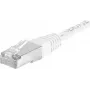 EXERTIS CONNECT Cat.6a F/UTP patch kábel, 10 m, čierny, 10 Gbps, RJ45, štíhla ochranná priechodka 850020