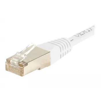 EXERTIS CONNECT CAT.6 S/FTP PiMF patch kábel, biela, 10,0 m 856896