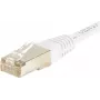 EXERTIS CONNECT Cat6 F/UTP patch kábel, 2m, biely, Slim Bend Protection 853813