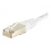 EXERTIS CONNECT Cat6 F/UTP patch kábel, 2m, biely, Slim Bend Protection 853813