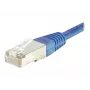 EXERTIS CONNECT Cat.5e F/UTP patch kábel, RJ45, modrý, 0,3 m 857111