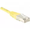 EXERTIS CONNECT Cat.6 F/UTP patch kábel, 20 m, žltý, RJ45, Slimline Snagless Boot 853332