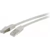 EXERTIS CONNECT Cat.6A S/FTP patch kábel, 90 m, sivý, 10 Gbps, Slim Snagless Boot 857795
