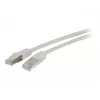 EXERTIS CONNECT Cat.6A S/FTP patch kábel, 90 m, sivý, 10 Gbps, Slim Snagless Boot 857795