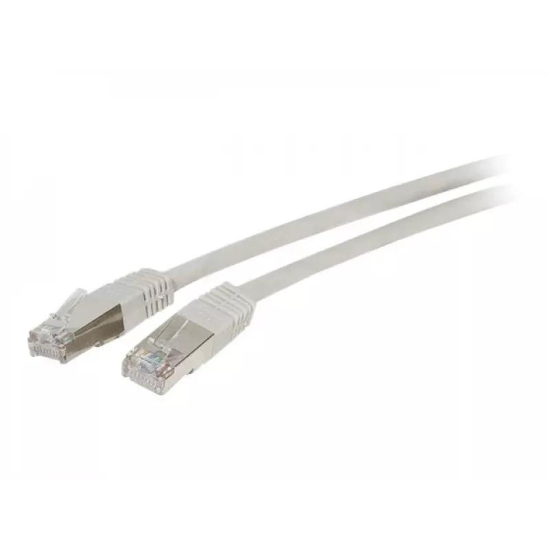 EXERTIS CONNECT Cat.6A S/FTP patch kábel, 90 m, sivý, 10 Gbps, Slim Snagless Boot 857795