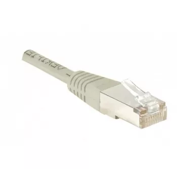 EXERTIS CONNECT Cat5e F/UTP patch kábel, sivá, 0,15 m, Slim Snagless Boot 857800