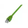 EXERTIS CONNECT Cat6A S/FTP priemyselný patch kábel, PUR, zelená, 3m 854297