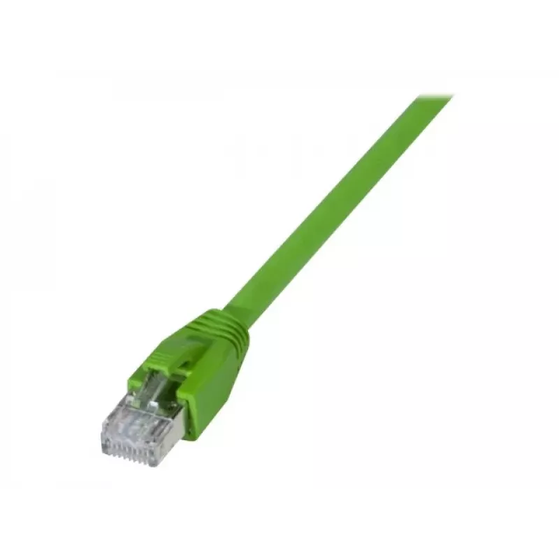 EXERTIS CONNECT Cat6A S/FTP priemyselný patch kábel, PUR, zelená, 3m 854297
