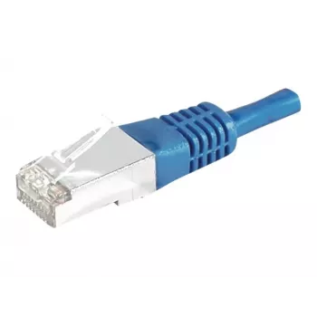 EXERTIS CONNECT Cat.6A S/FTP patch kábel, 10 m, modrý 858322