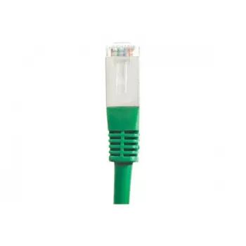 EXERTIS CONNECT Cat.6 S/FTP patch kábel, PiMF, zelený, 0,3 m, Slim Boot 856821