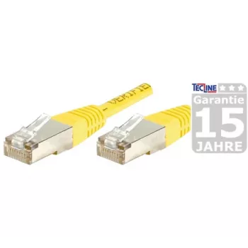EXERTIS CONNECT Cat.6A S/FTP patch kábel, 25 m, žltá 858340