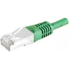 EXERTIS CONNECT Cat.6A S/FTP patch kábel, 15 m, zelený 858353