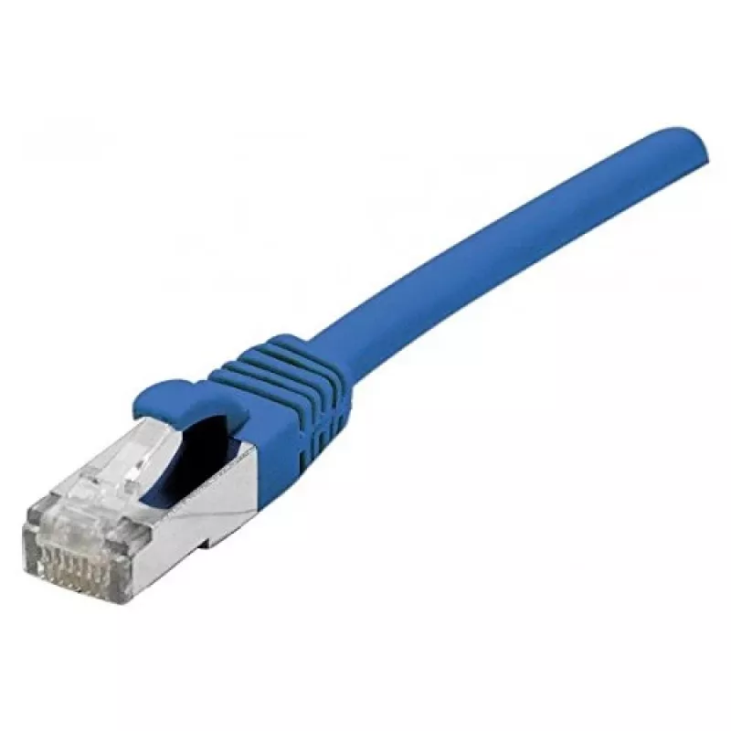 EXERTIS CONNECT Cat6 F/UTP PoE bezhalogénový modrý patch kábel, 25 m 854401