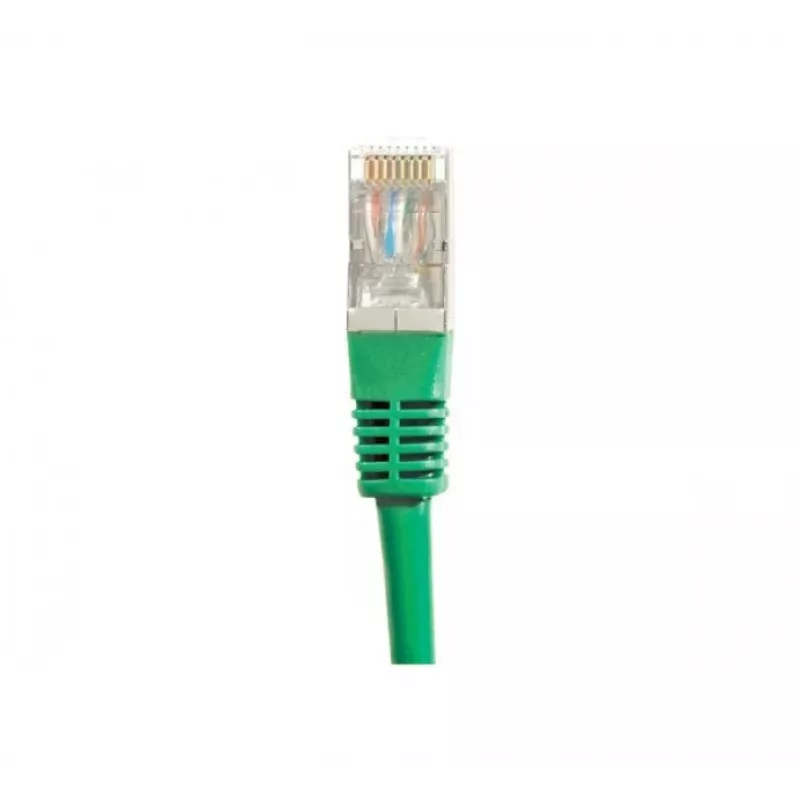 EXERTIS CONNECT S/FTP PiMF CAT.6 patch kábel, zelená, 0,7 m, Slim Bend Protection 856839