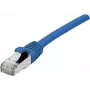EXERTIS CONNECT Cat6 F/UTP LSZH patch kábel, PoE, modrá, 30m 854402