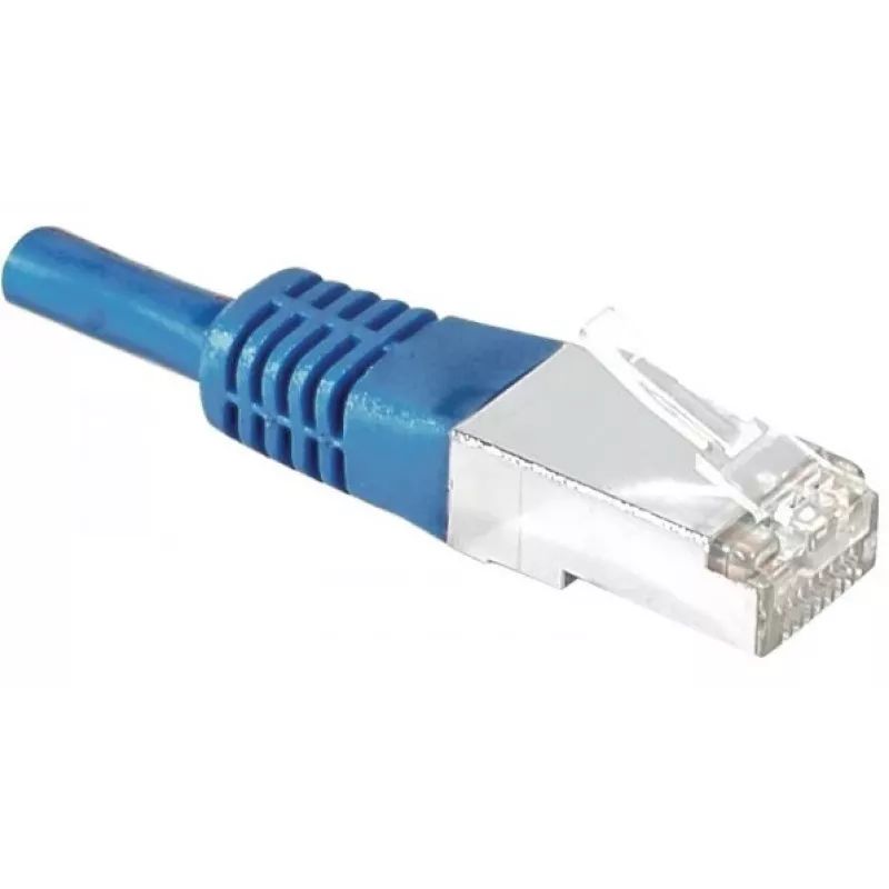EXERTIS CONNECT Cat6 S/FTP patch kábel, PiMF, modrý, 3,0 m 856877