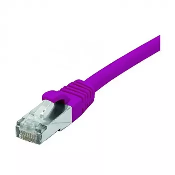 EXERTIS CONNECT Cat 6 F/UTP PoE bezhalogénový patch kábel, fialová, 10 m 854415