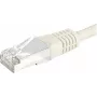 EXERTIS CONNECT Cat.6 S/FTP patch kábel, PiMF, sivý, 15,0 m, štíhla snagless priechodka 856900