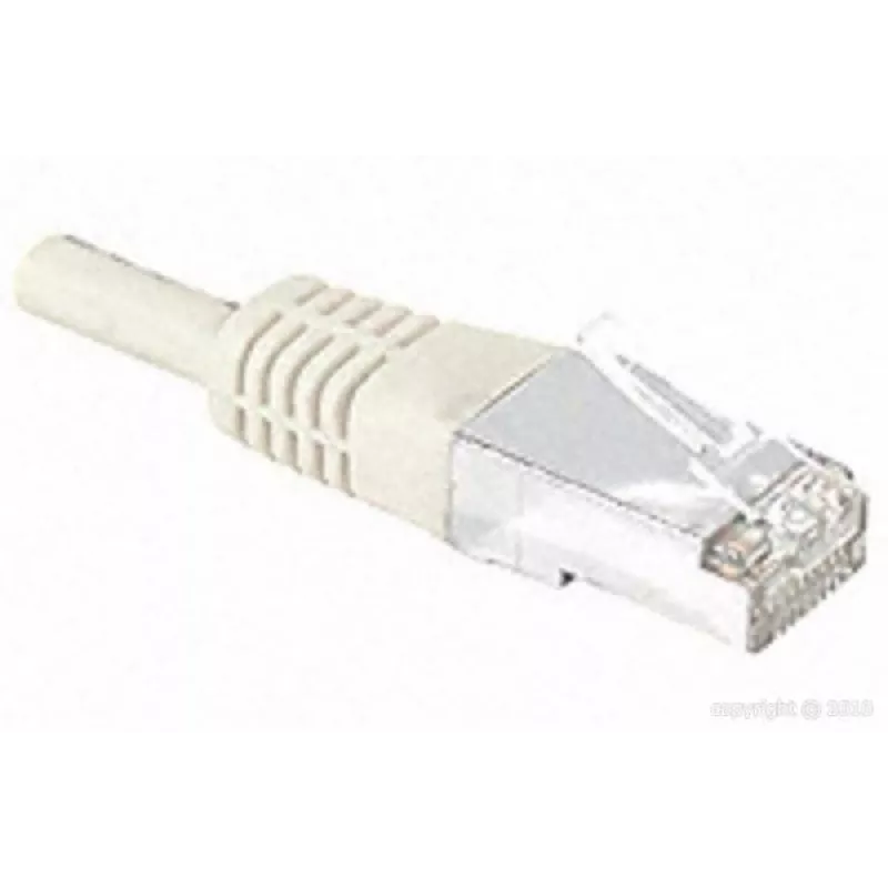 EXERTIS CONNECT CAT.6A S/FTP patch kábel, 3 m, sivý, Slim Bend Protection 857730