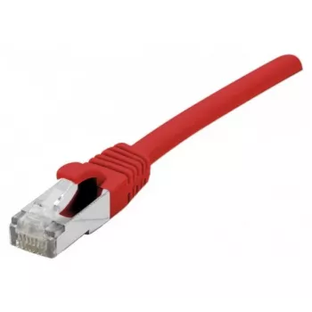 EXERTIS CONNECT Cat 6A S/FTP patch kábel, PiMF, červená, 3,0 m, Slim Snagless Boot 858471