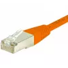 EXERTIS CONNECT CAT.6 S/FTP PiMF patch kábel, 1,5 m, oranžová 854468
