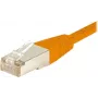 EXERTIS CONNECT CAT.6 S/FTP PiMF patch kábel, RJ45, 2 m, oranžová 854469