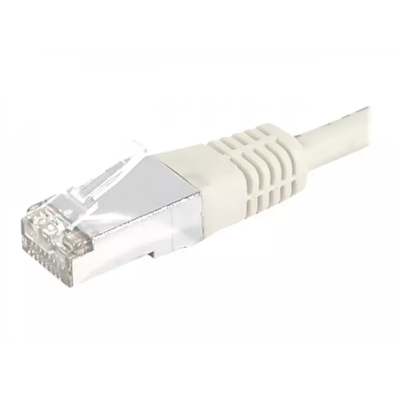 Exertis Connect EXC856913 Prepojovací kábel Cat.6 S/FTP, 90 m, sivý, tenká ochrana proti ohybu