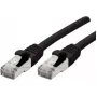Exertis Connect 858484 Cat6a S/FTP sieťový kábel, 1 m, čierna