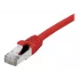 EXERTIS CONNECT Cat. 6A S/FTP patch kábel, 5m, červená, bez halogénov, GRS-certifikovaný, Snagless 854525