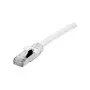 Exertis Connect 858509 Prepojovací kábel Cat 6A S/FTP (PiMF), 25 m, biely, tenká ochrana proti ohybu