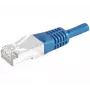EXERTIS CONNECT Cat.6A S/FTP patch kábel, 2,0 m, modrý 858318