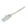 EXERTIS CONNECT Cat. 6A U/UTP medený patch kábel, sivá, 0,5 m, PoE, Snagless 859450