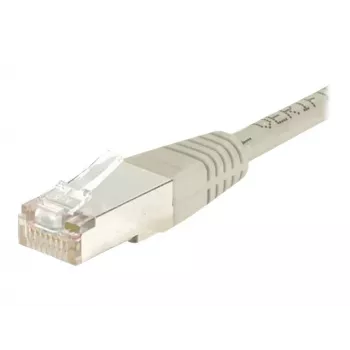 EXERTIS CONNECT Cat5e F/UTP patch kábel, RJ45, sivá, 0,3 m 857130