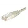 EXERTIS CONNECT Cat5e F/UTP patch kábel, RJ45, sivý, 0,3 m 857130