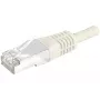 Exertis Connect 857740 Prepojovací kábel Cat.6A S/FTP (PiMF) Class EA, 5 m, sivý, tenká ochrana proti ohybu