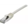 EXERTIS CONNECT Cat 6A S/FTP patch kábel, 20 m, sivá, Slim Bend Protection 858412