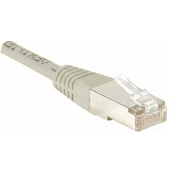 EXERTIS CONNECT Cat.6 F/UTP Ethernet patch kábel, sivá, 1,5 m, Slim Bend Protection, Snagless, RJ45 857900