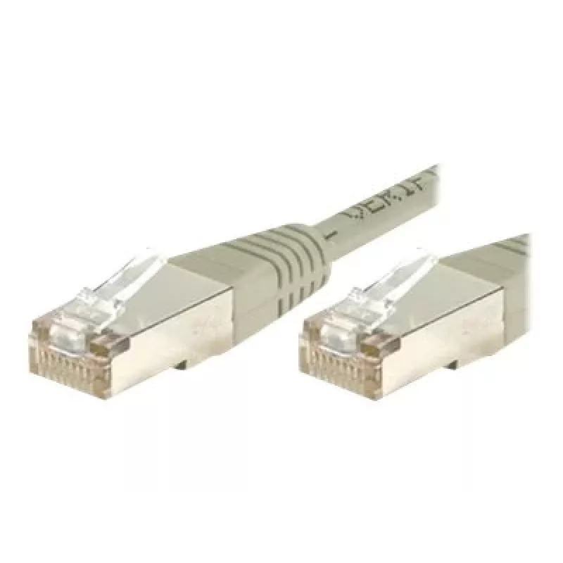 EXERTIS CONNECT Cat.6 F/UTP Ethernet patch kábel, sivá, 1,5 m, Slim Bend Protection, Snagless, RJ45 857900