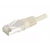 EXERTIS CONNECT CAT.6a F/UTP patch kábel, 0,3 m, sivý, 10 Gbps 859501