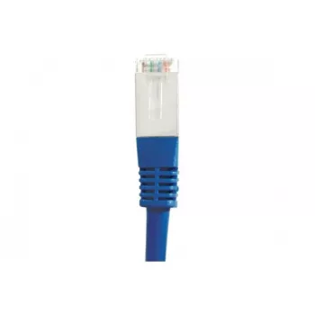 EXERTIS CONNECT CAT.6 S/FTP PiMF patch kábel, RJ45, modrá, 0,15 m 856814