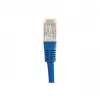 EXERTIS CONNECT CAT.6 S/FTP PiMF patch kábel, RJ45, modrá, 0,15 m 856814