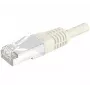 EXERTIS CONNECT Cat.6 S/FTP patch kábel, PiMF, sivý, 0,3 m, Slim Snagless 856819